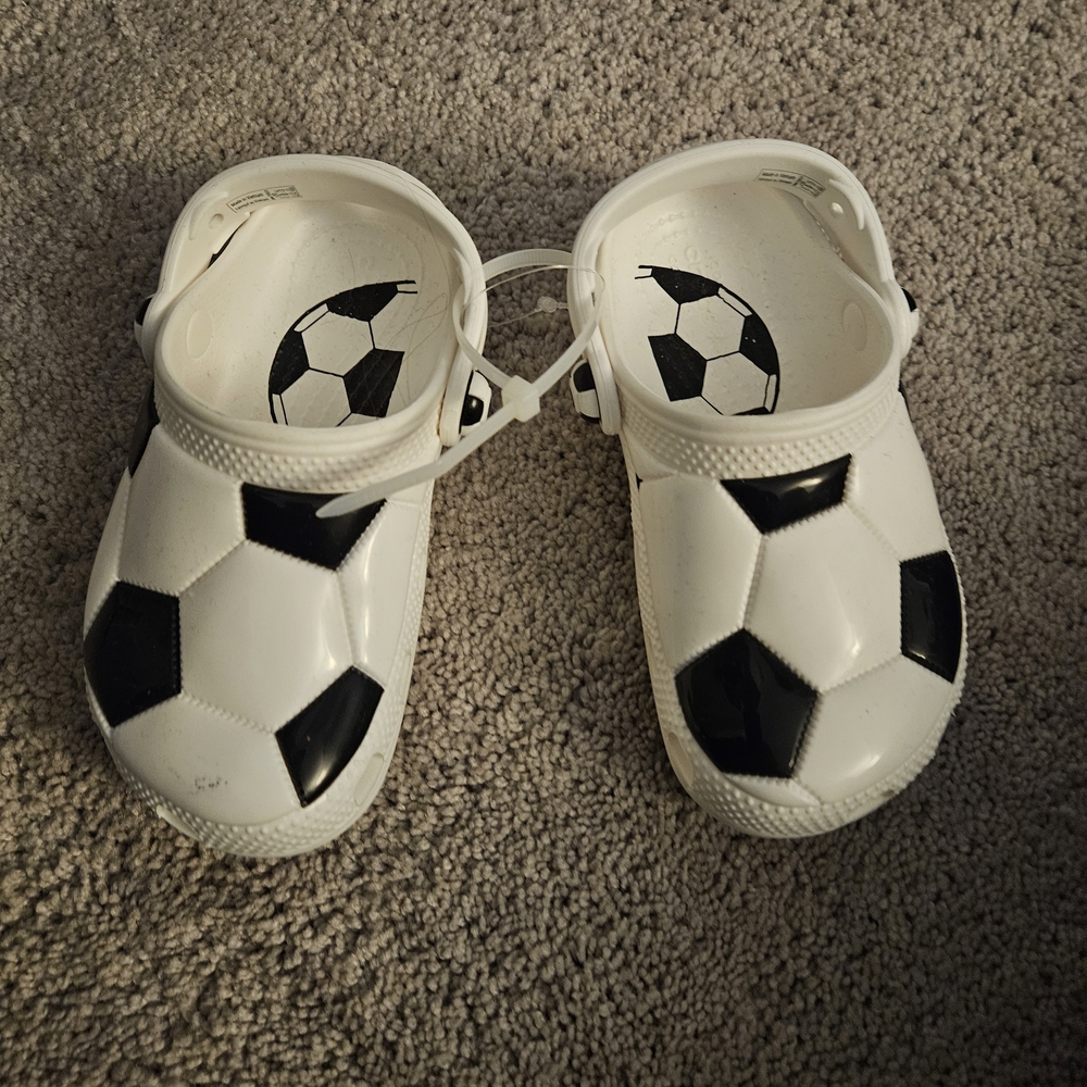 Soccer Ball Design Clogs